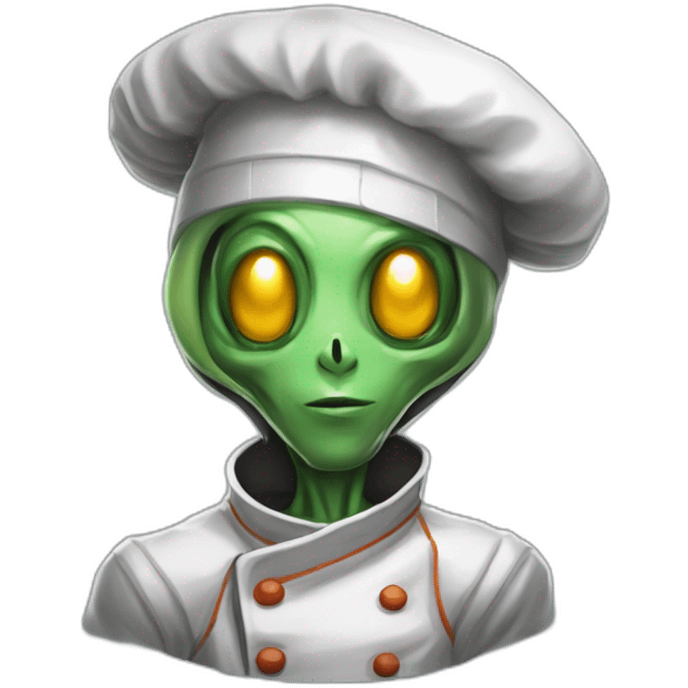 alien chef scifi roguelike rpg style inspired by slay the spire digital art emoji