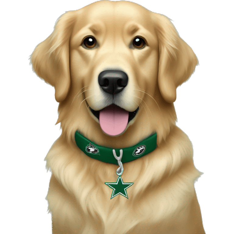 Dallas stars golden retriever emoji