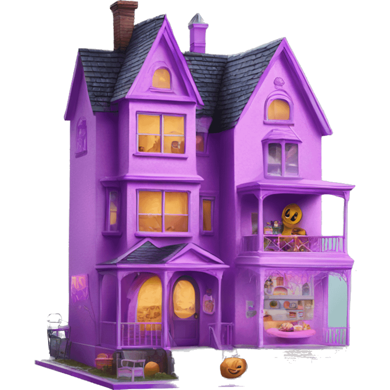 Barbie’s haunted dream house and food truck  emoji