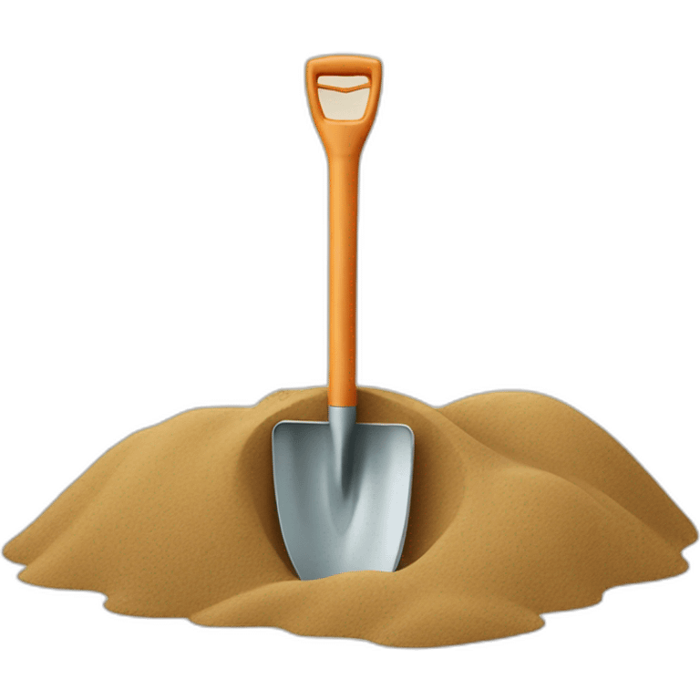 sandbox shovel emoji