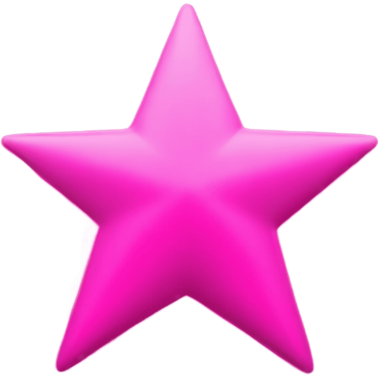 Pink star emoji