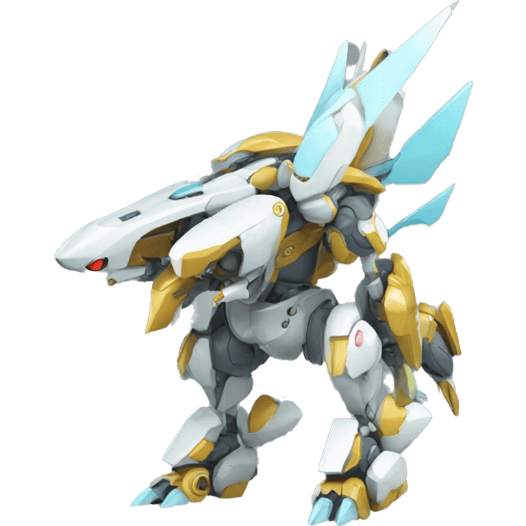 Futuristic Mechanical Pokémon-Medabot-Dragon full body emoji