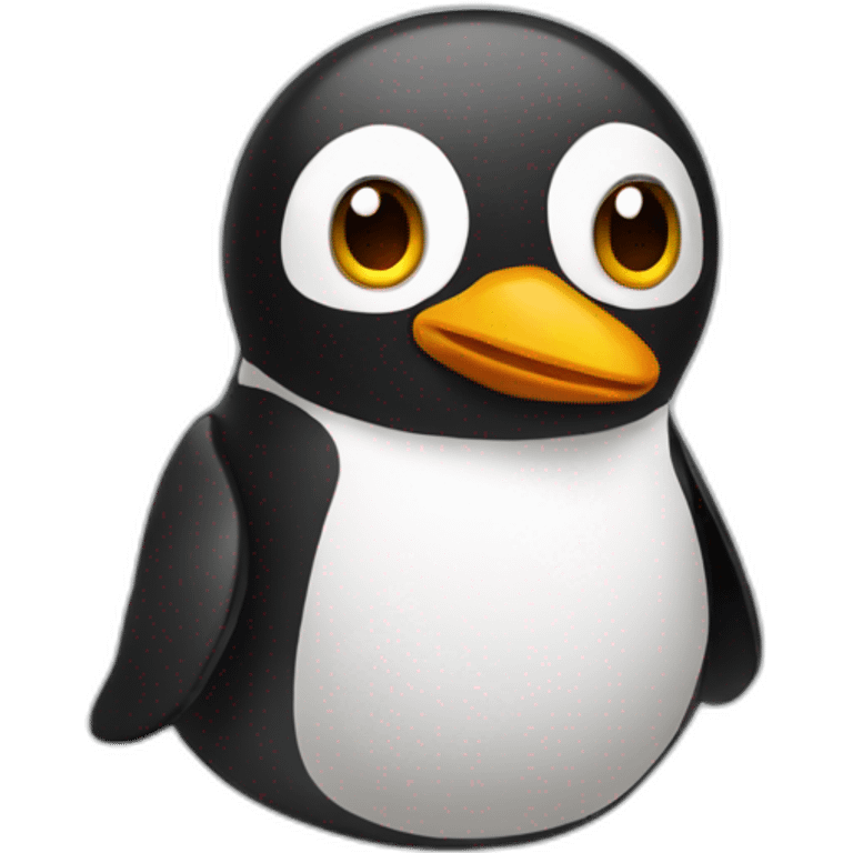 Pingouin sur épaule emoji