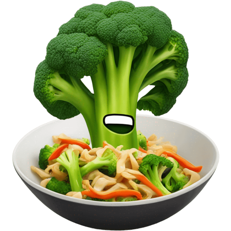 broccoli stir fry emoji