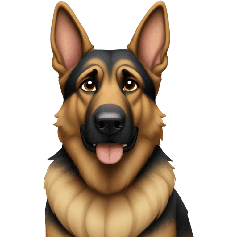 German shepherd  emoji