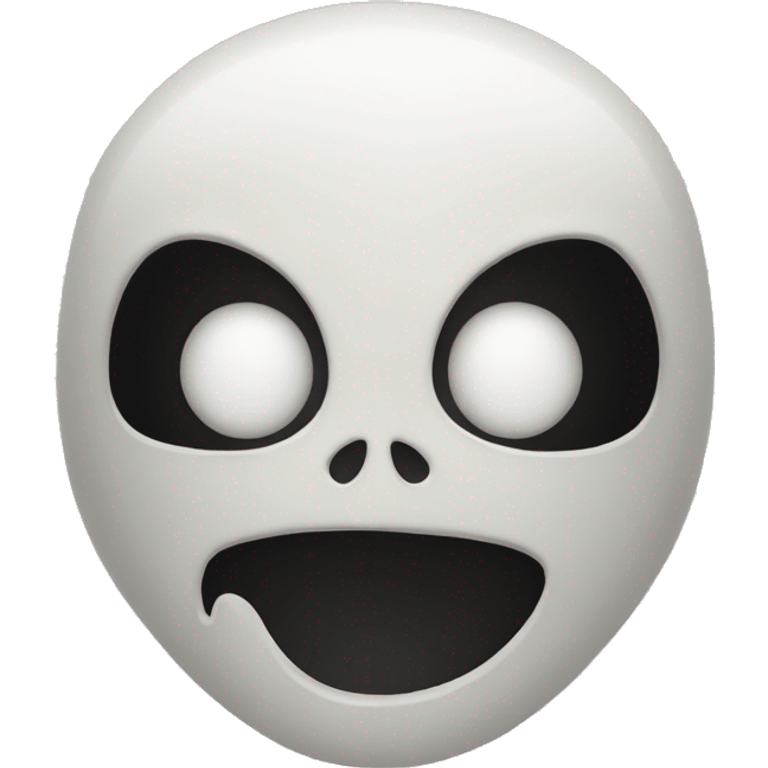 Scream movie Ghost face emoji