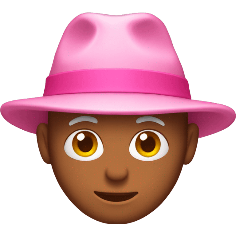 Pink hat emoji