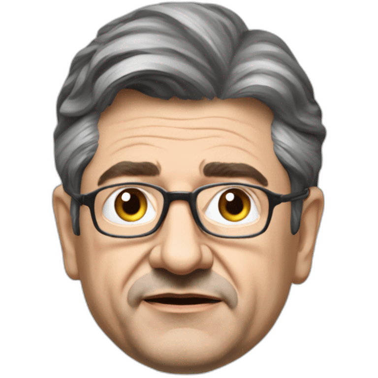 Mélenchon as a communist leader emoji