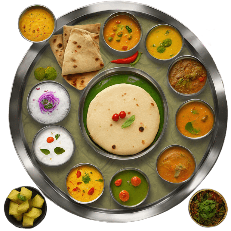 Gujarati thali  emoji