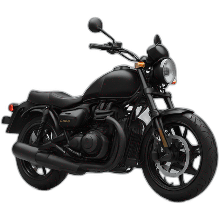 Svartpilen 401 motorcycle black emoji