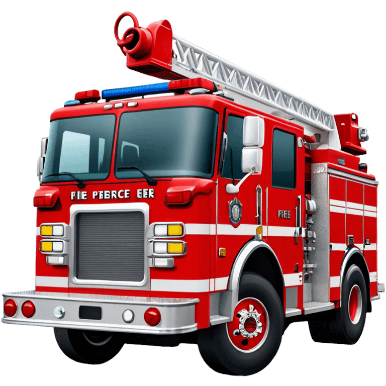 Fire Engine - Pierce Enforcer Pumper (Model Year: 2021) (Iconic colour: Red) emoji