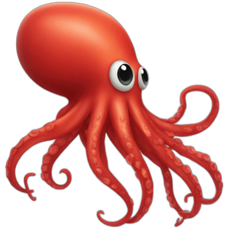 red squid emoji