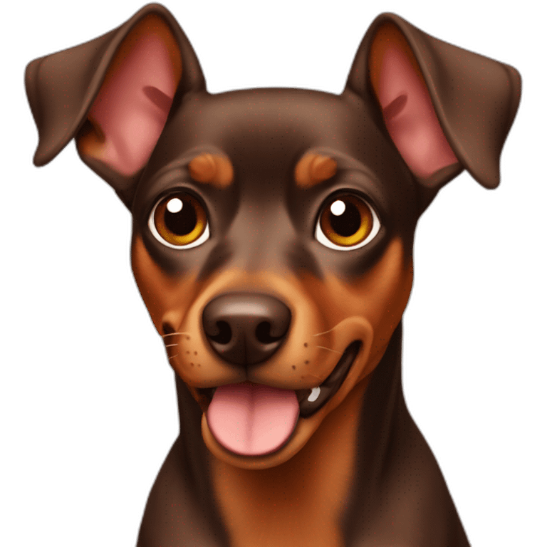 Brown Pinscher emoji