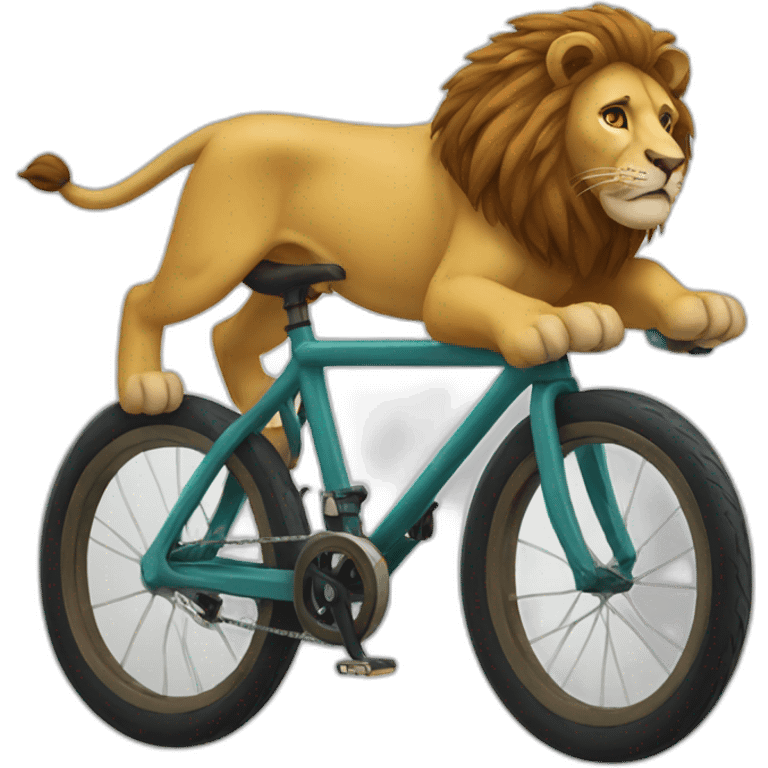 Lion cycle emoji