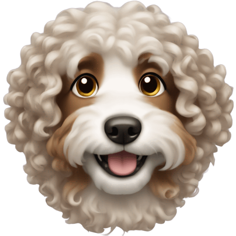 dog with curly hair emoji