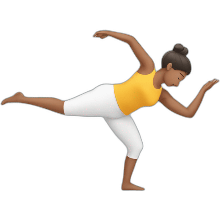 person stretching emoji