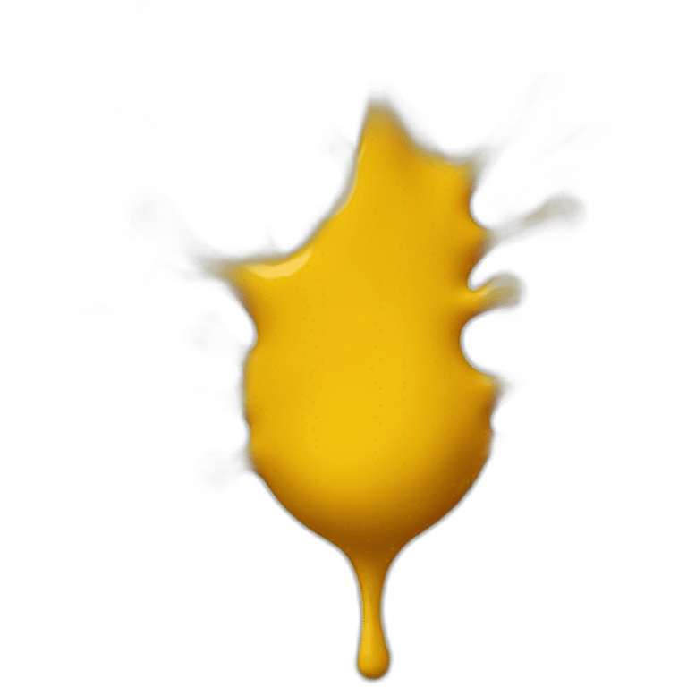 Splat of mustard emoji