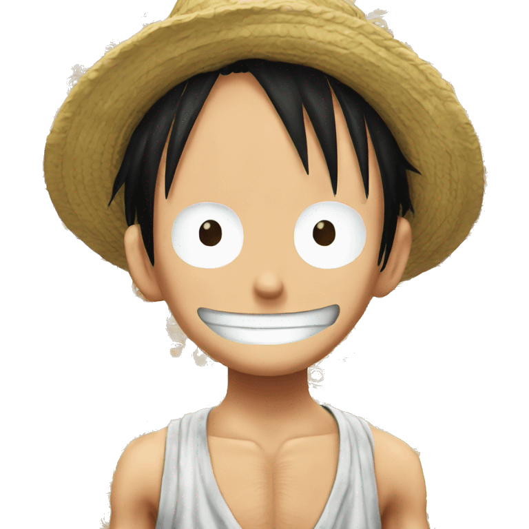 Luffy from one piece  emoji