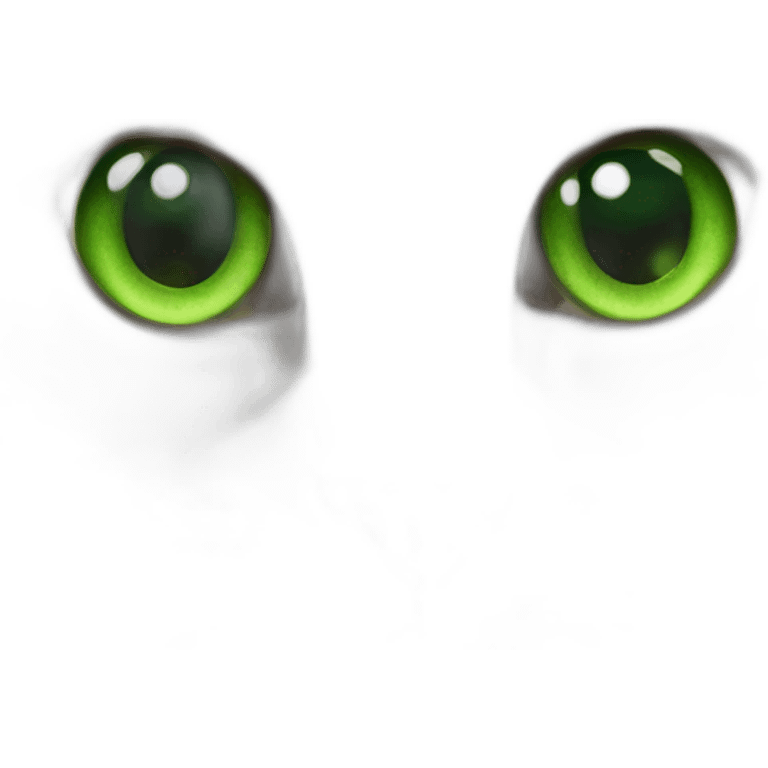 gato OJOS VERDES emoji