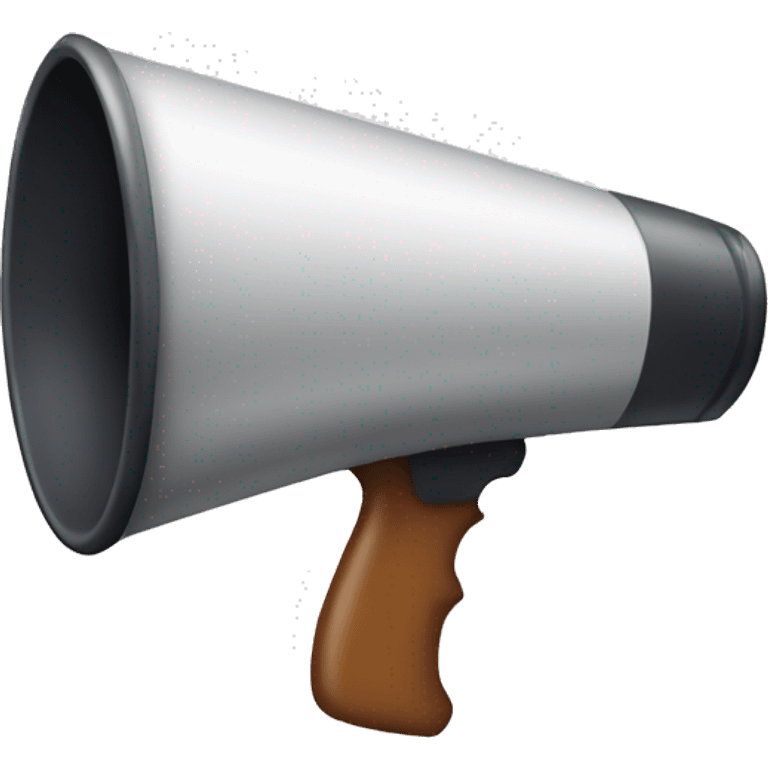 shotgun-shaped megaphone emoji