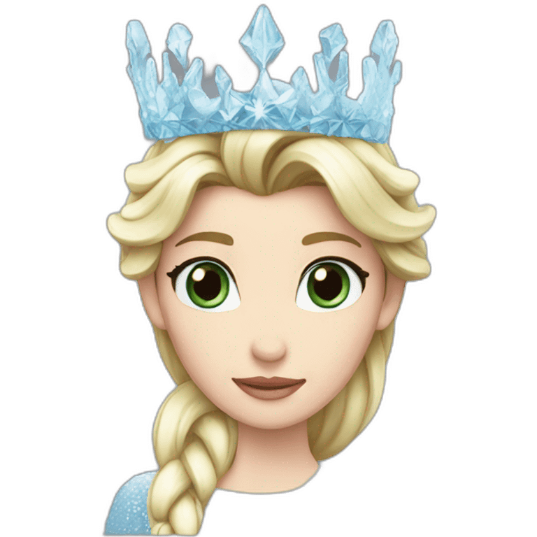 frozen crown emoji