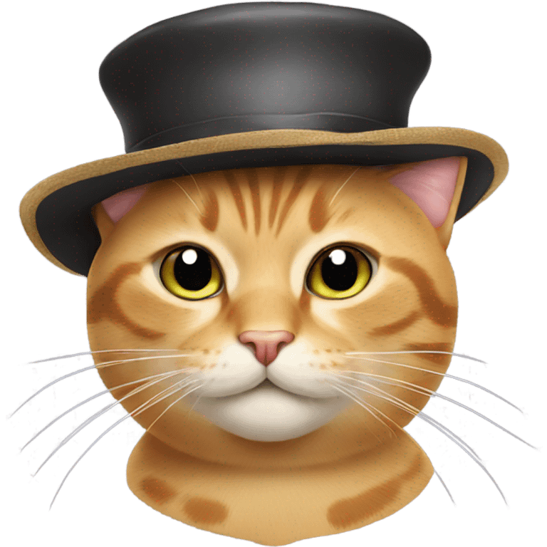 cat with a hat emoji