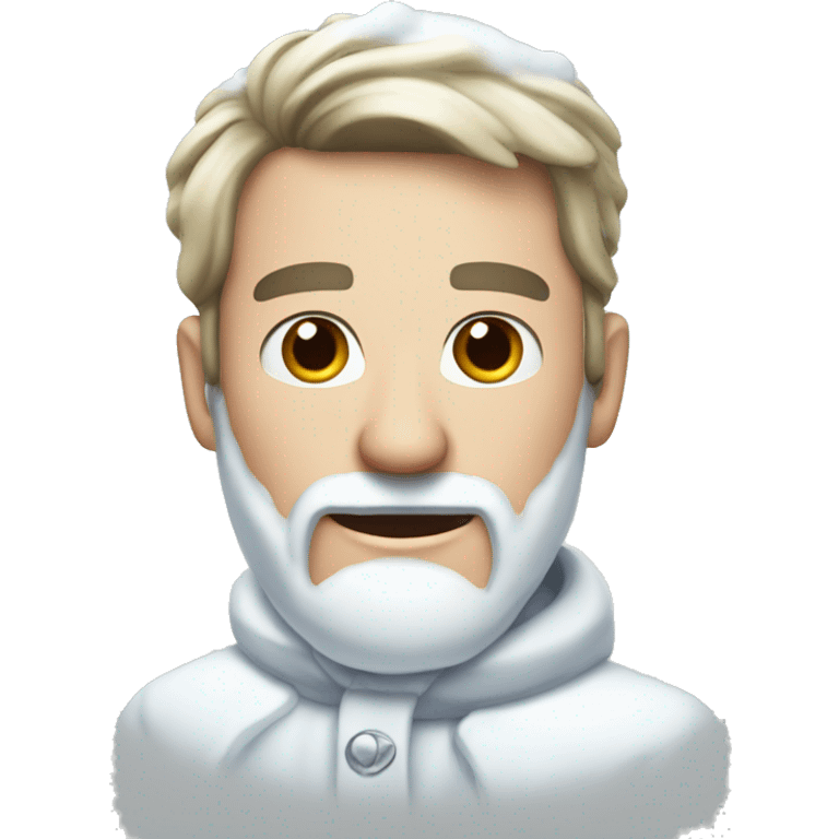 Kris Sterkenburg as a snow person emoji