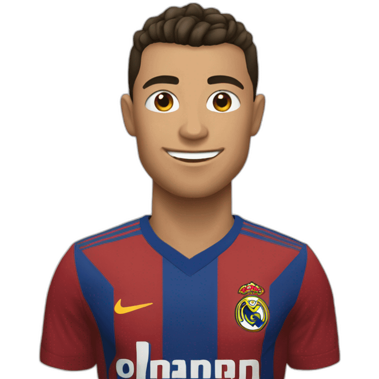 Ronaldo sur du caca emoji