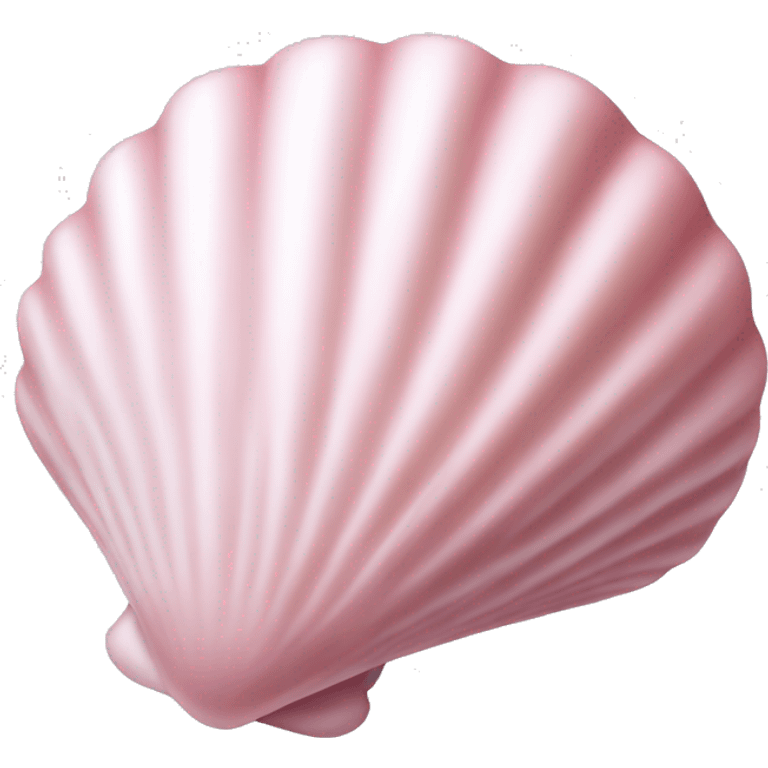 Light pink shell emoji