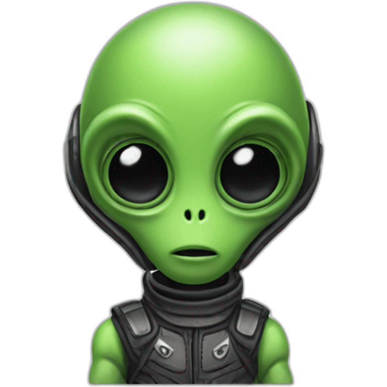 Alien in moto emoji