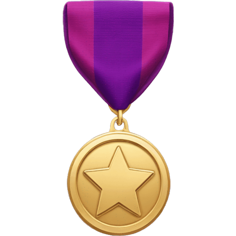 Purple Heart medal emoji