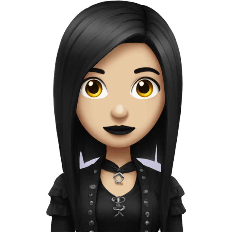 goth girl emoji