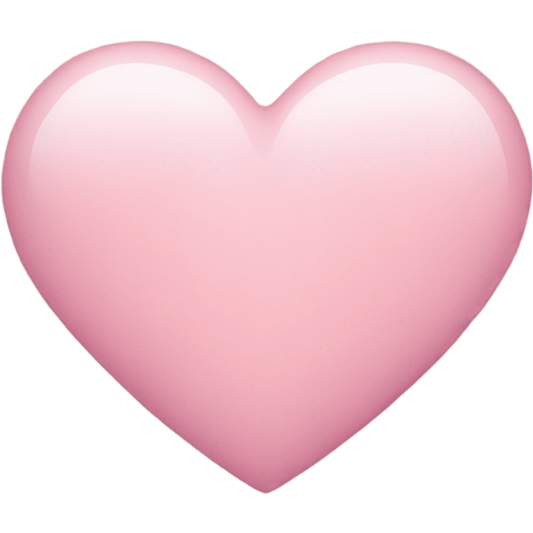 light pink heart emoji