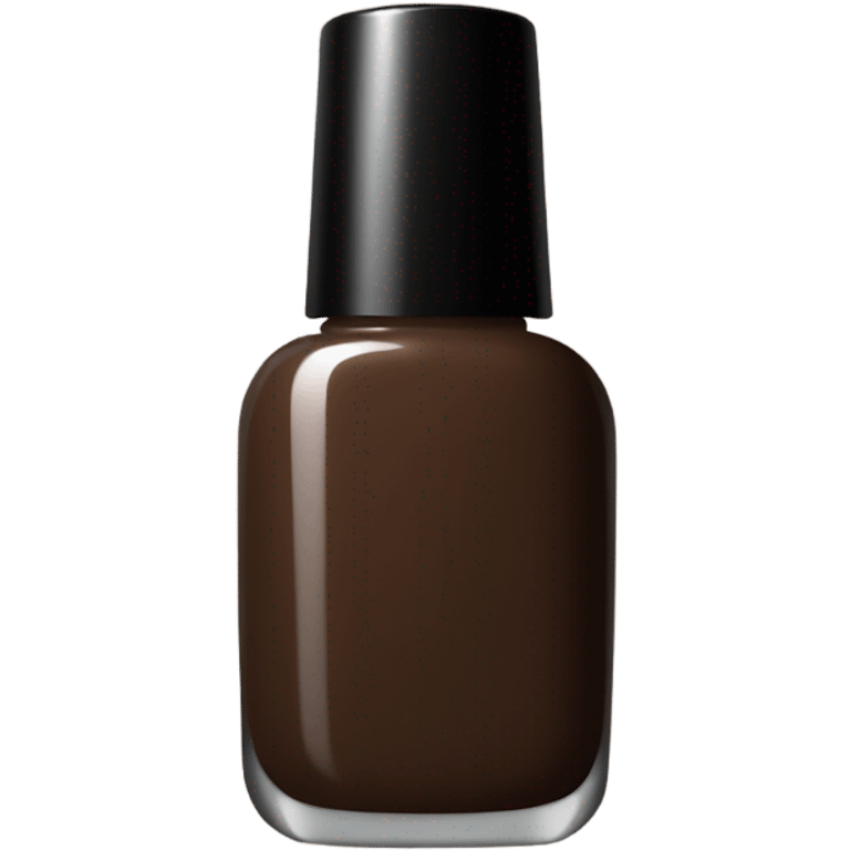 brown nail polish bottle emoji