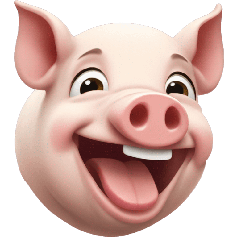 Ukraine pig laughing   emoji