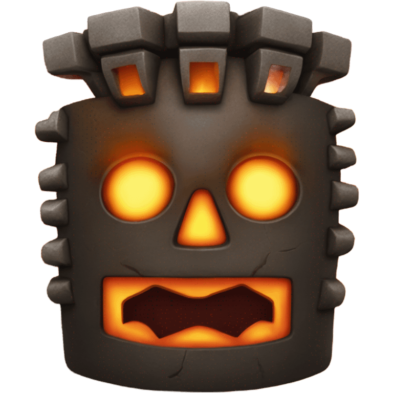 dark iron furnace fire face emoji