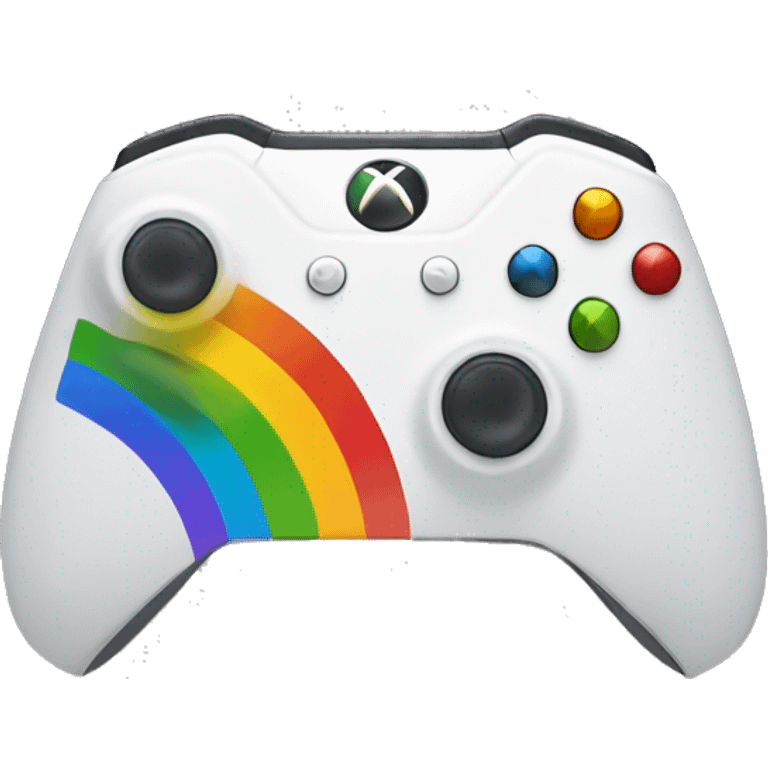 rainbow xbox logo emoji