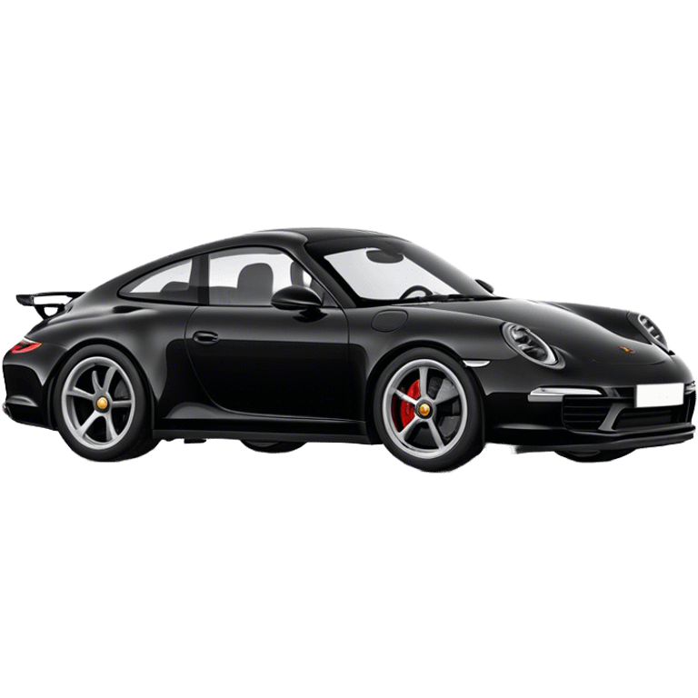 Porsche 911 - Porsche (Model Year: 2021) (Iconic colour: Black) emoji