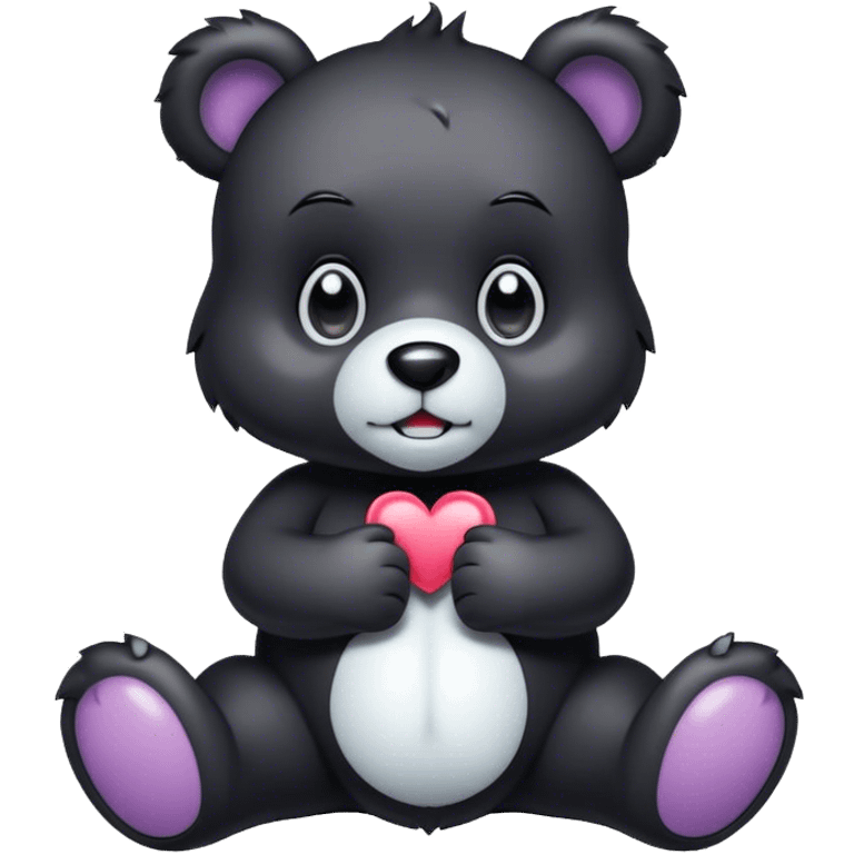 goth bear care bear emoji