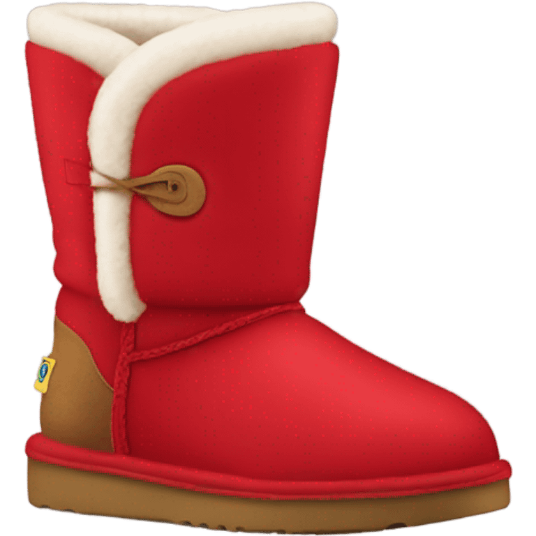 Red Ugg boots emoji