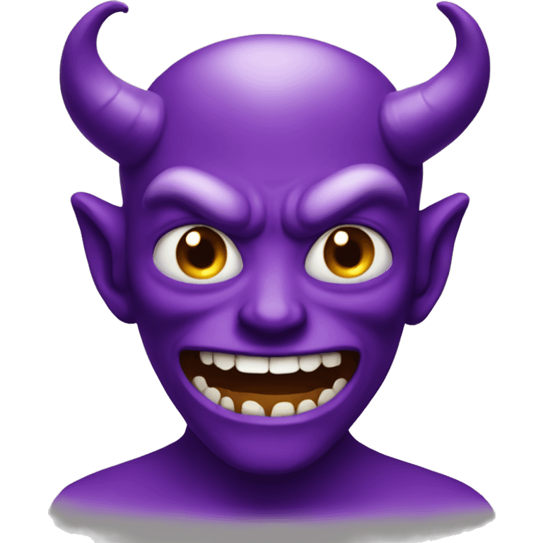 Purple devil emoji emoji