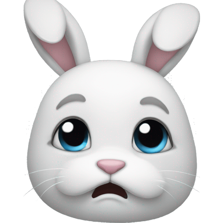 crying bunny emoji