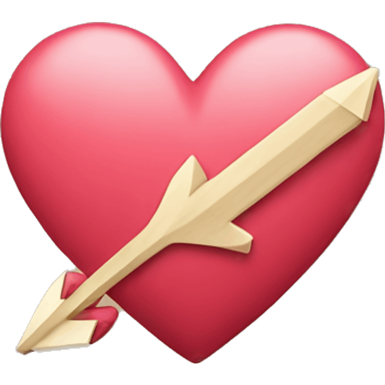 An arrow through a heart  emoji