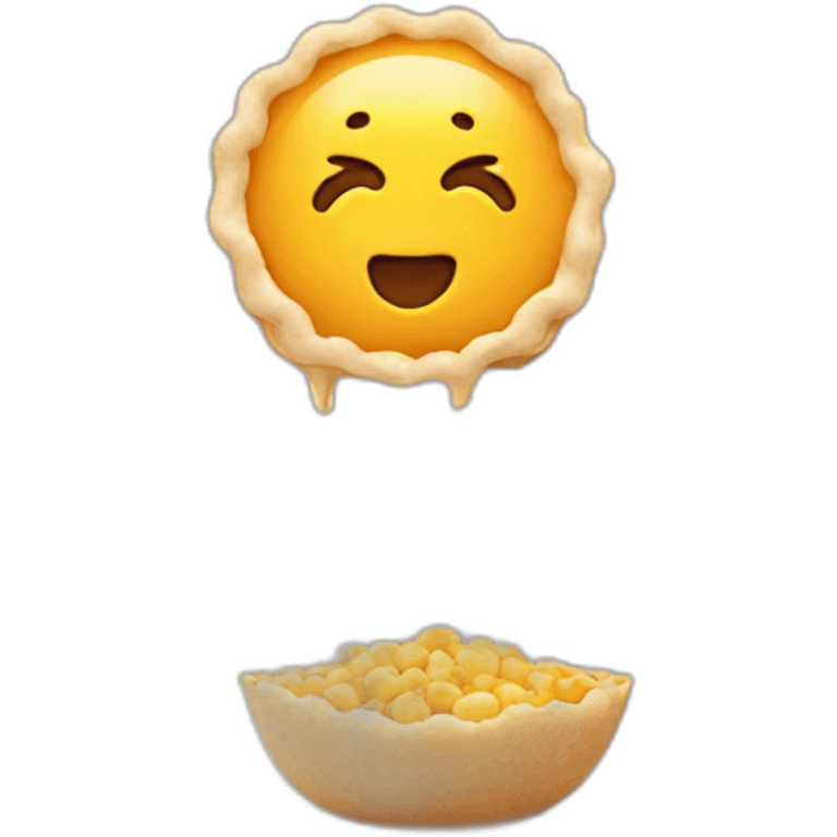 Emoji qui mange des pâtes emoji