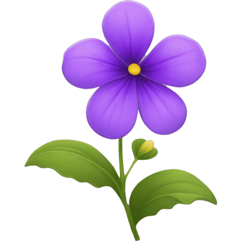 violet flower emoji