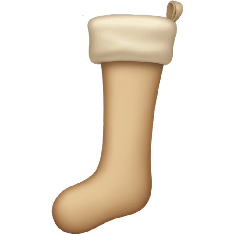 Beige stocking emoji