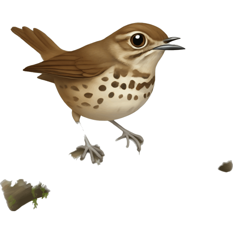 hermit thrush emoji