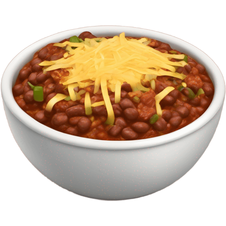 A bowl of chili steaming emoji