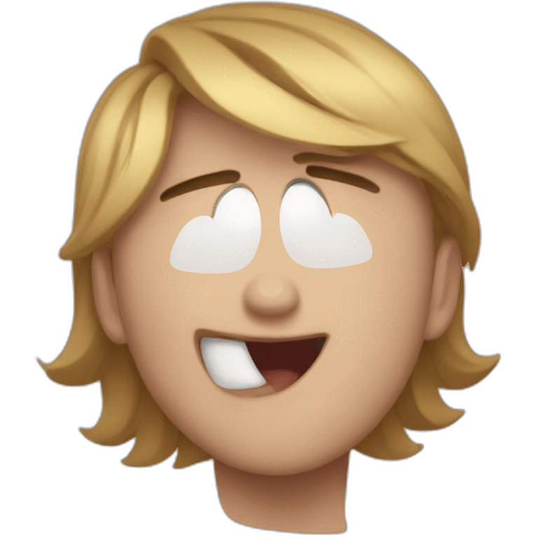 Stunning and amazing reaction in cute character emoji