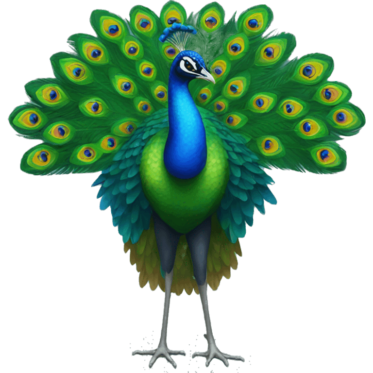 peacock emoji